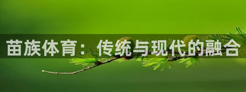 vsport体育官网下载招商电话号码是多少：苗族体育：传统与