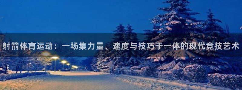  Vsport体育官网：射箭体育运动：一场集力量、速度与技巧于